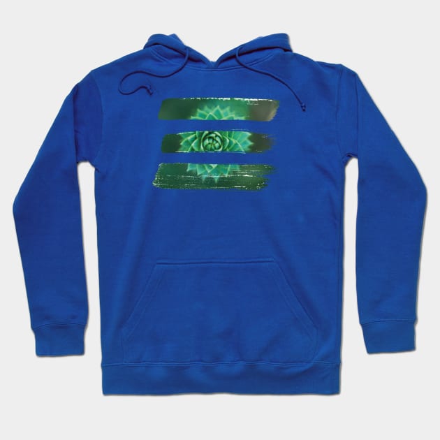 Modern Succulent I Hoodie by Seven Trees Design